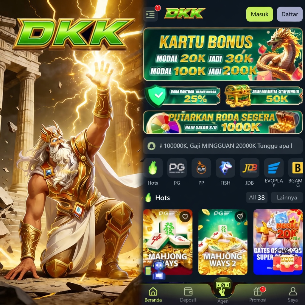 DKK - Login Situs Resmi dan Nikmati Ragam Game PG Soft